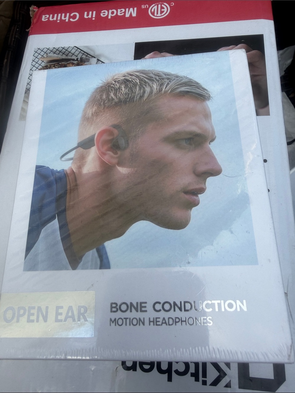 Open-Ear Bone Conduction Headphones X18 Black NWT